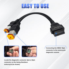 lydesor CAN-bus capable OBD tool reads and erases codes on Harleys