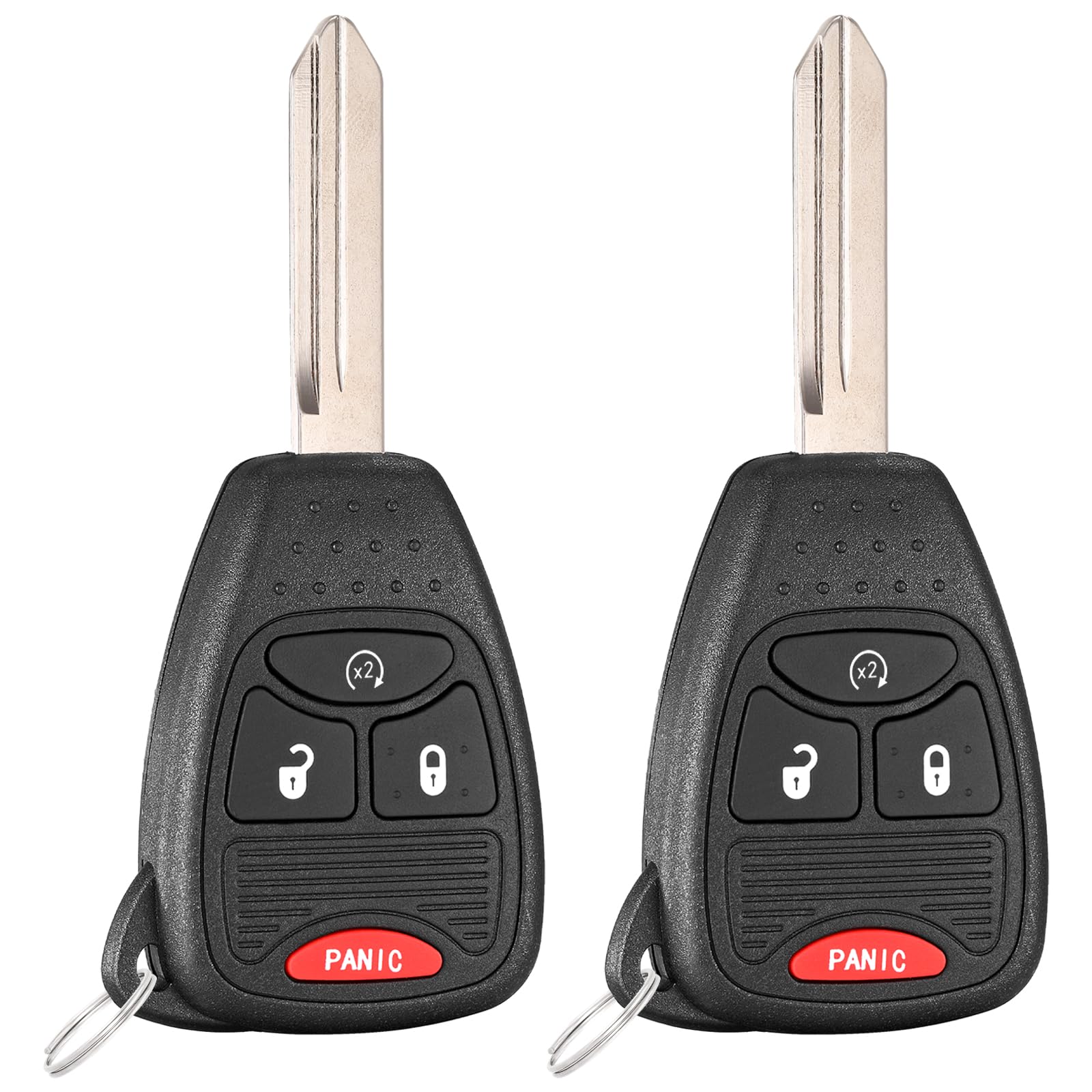 LYFUCESS 2-pack key fob for Jeep Wrangler replacement option.