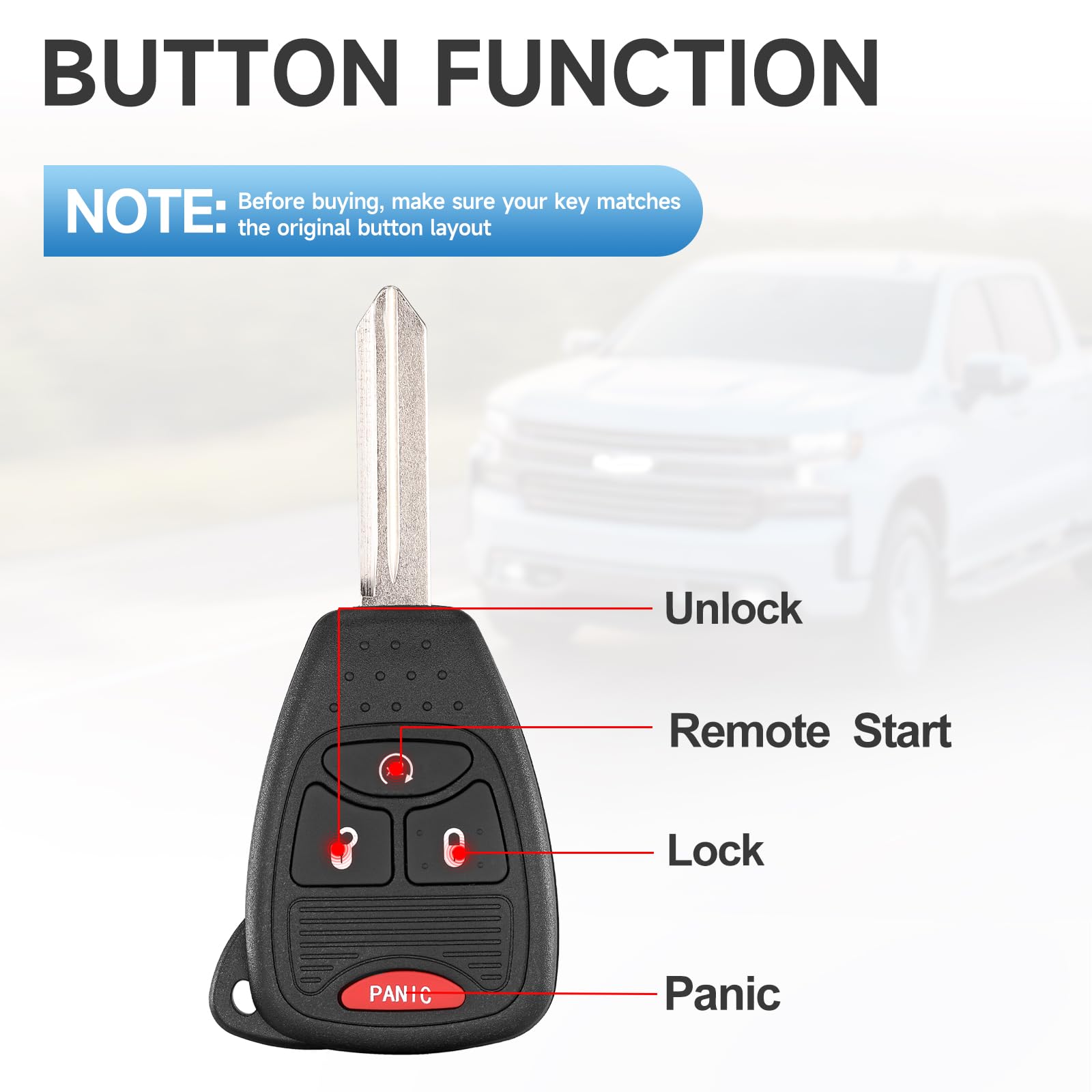 LYFUCESS FCC ID OHT692713A compatibility note for fob.