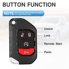 LYFUCESS premium material key fob shell for durable use.