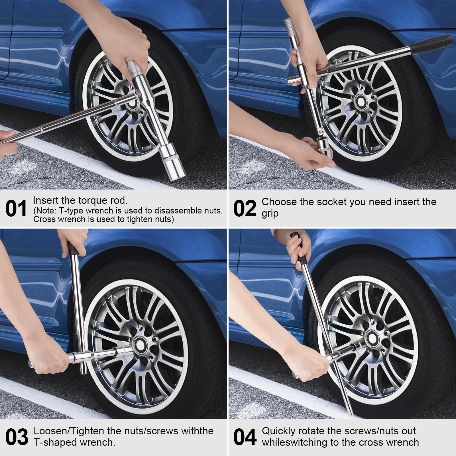 Lyhubmh compatible with most cars and motorcycles for everyday tire care