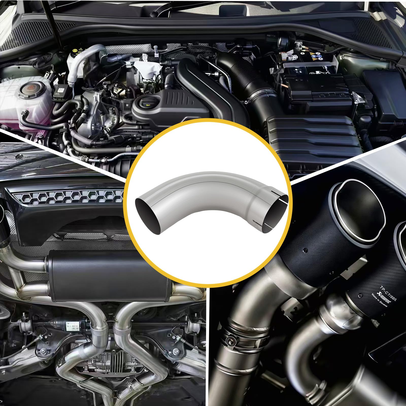 LYLCDDP packaged exhaust elbow ready for compatible systems.