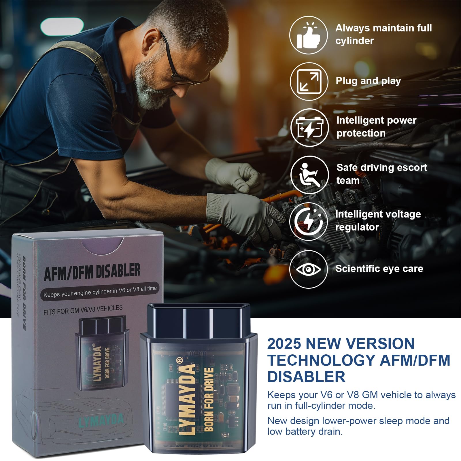 LYMAYDA AFM DFM Disabler built to withstand extreme temperatures and vibrations.