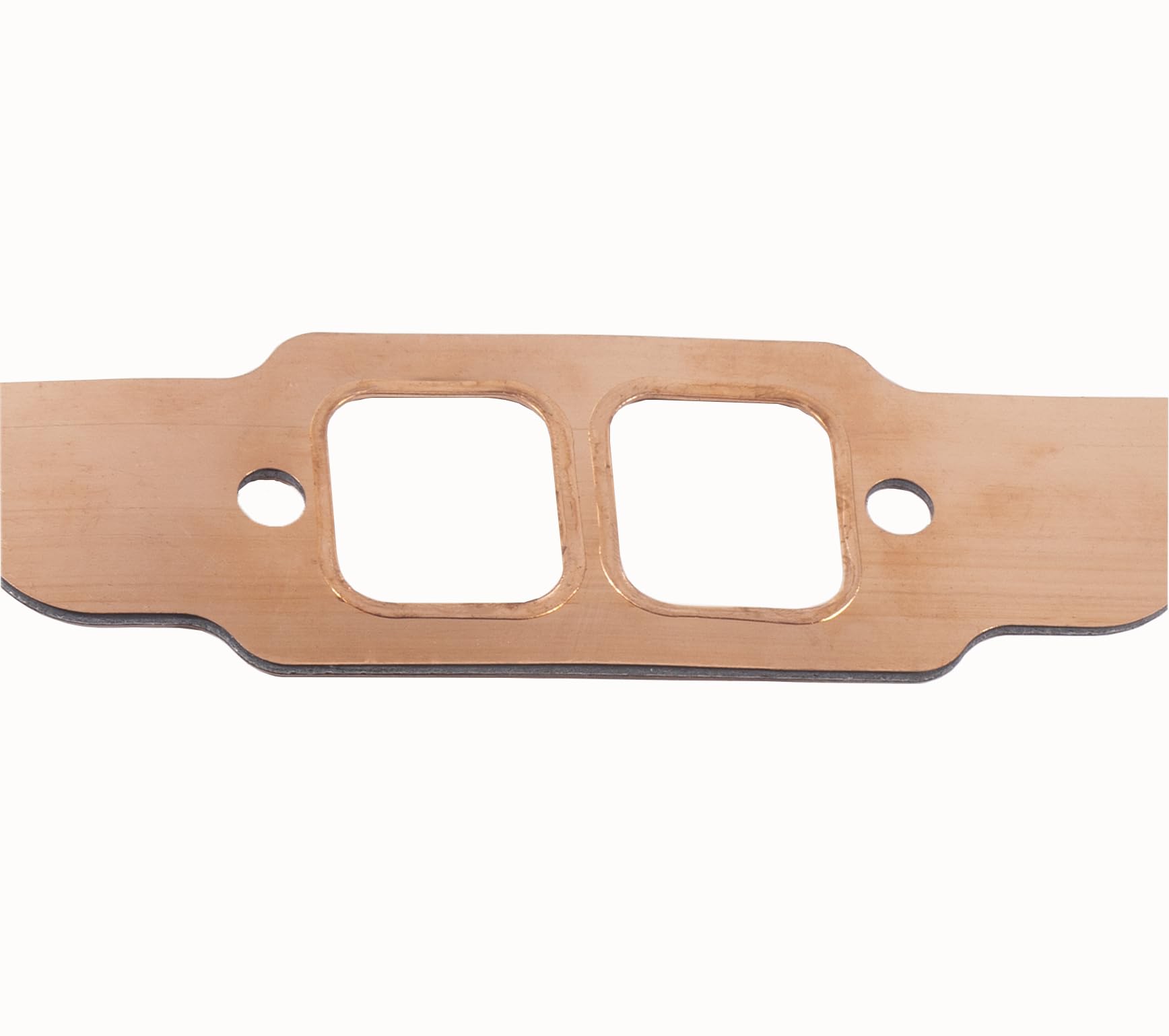 LYNSHINE copper header gasket closeup, showcasing copper material and edge precision