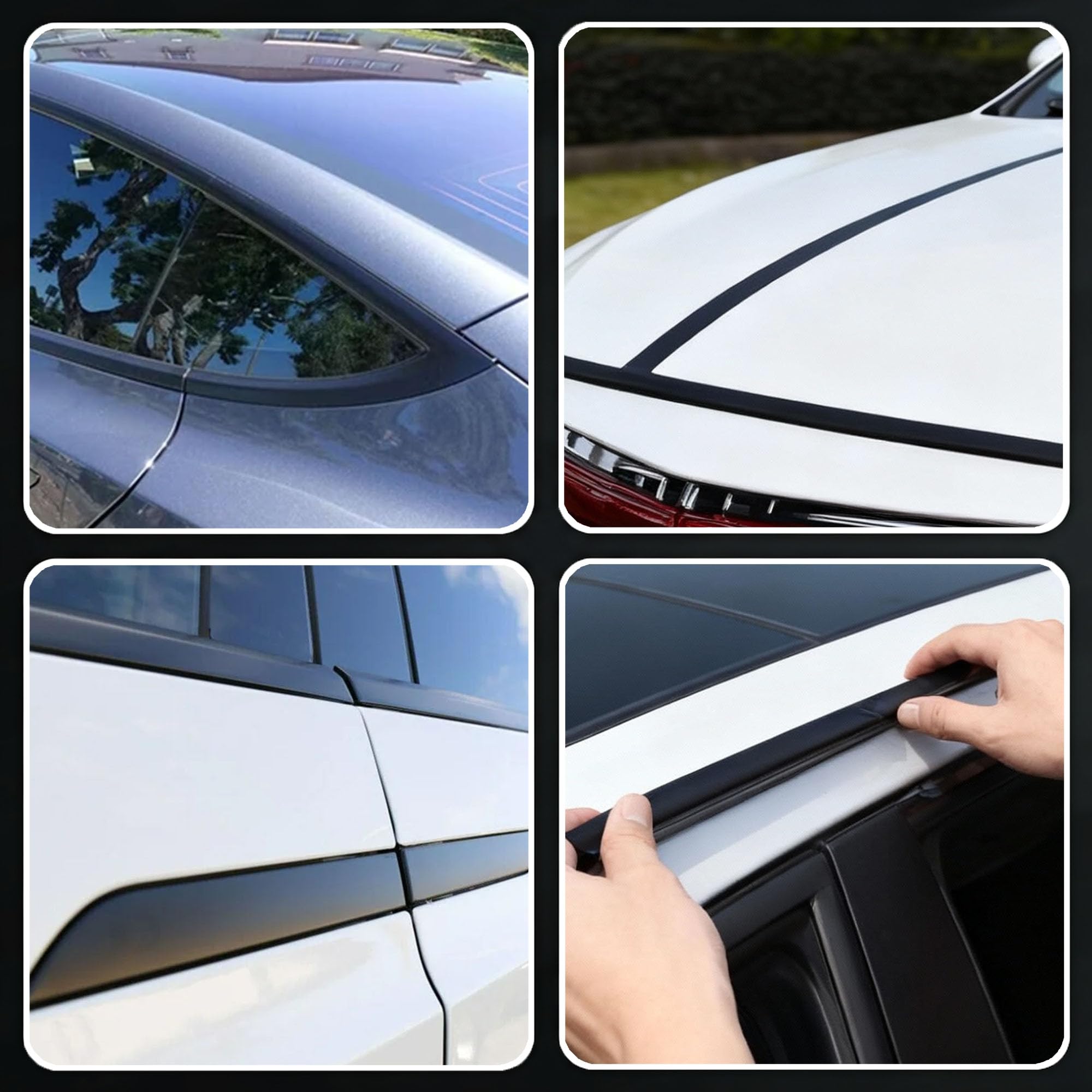 Lypumso air-release vinyl tape enabling bubble-free curved surface application