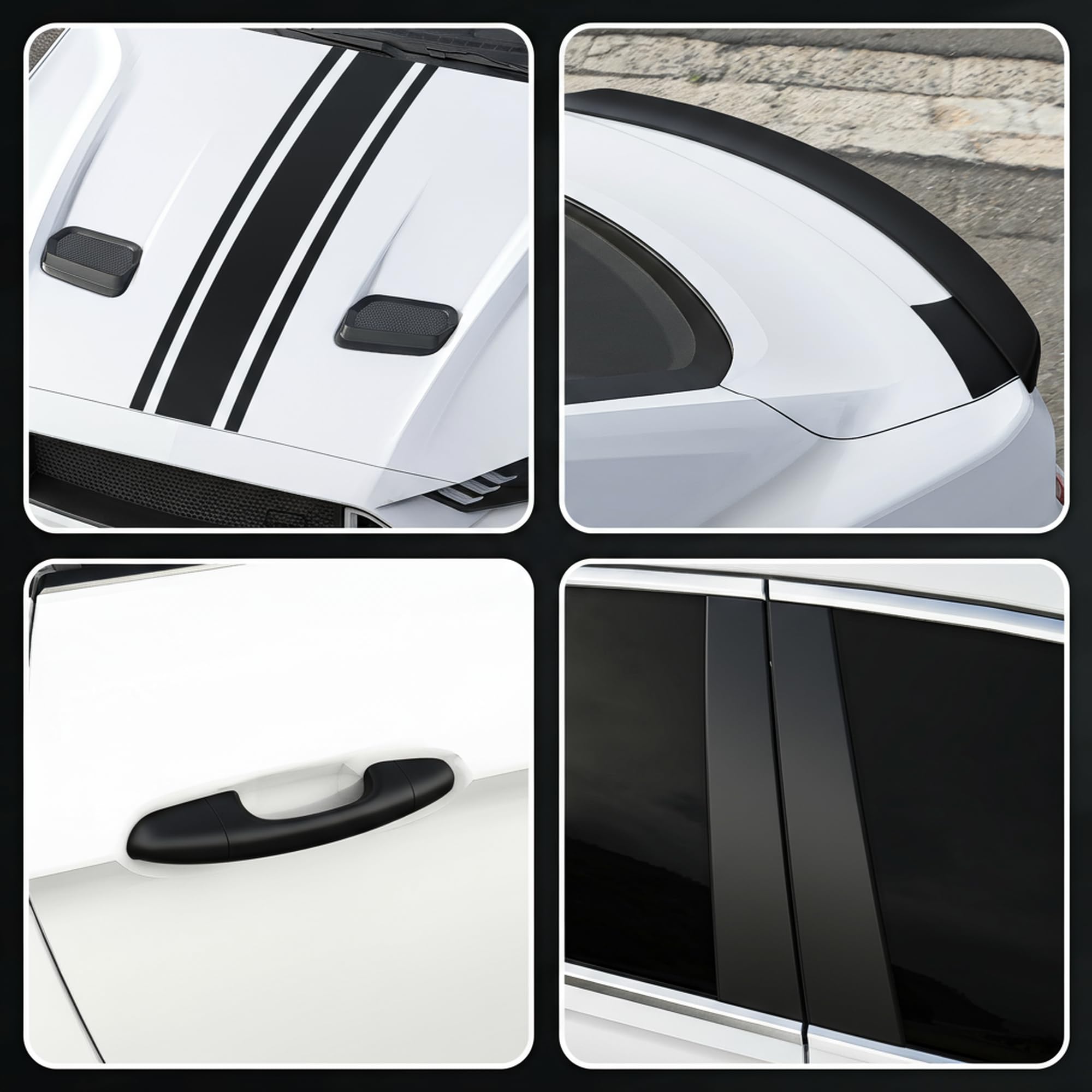 Lypumso black-out tape kit for chrome delete with easy DIY installation