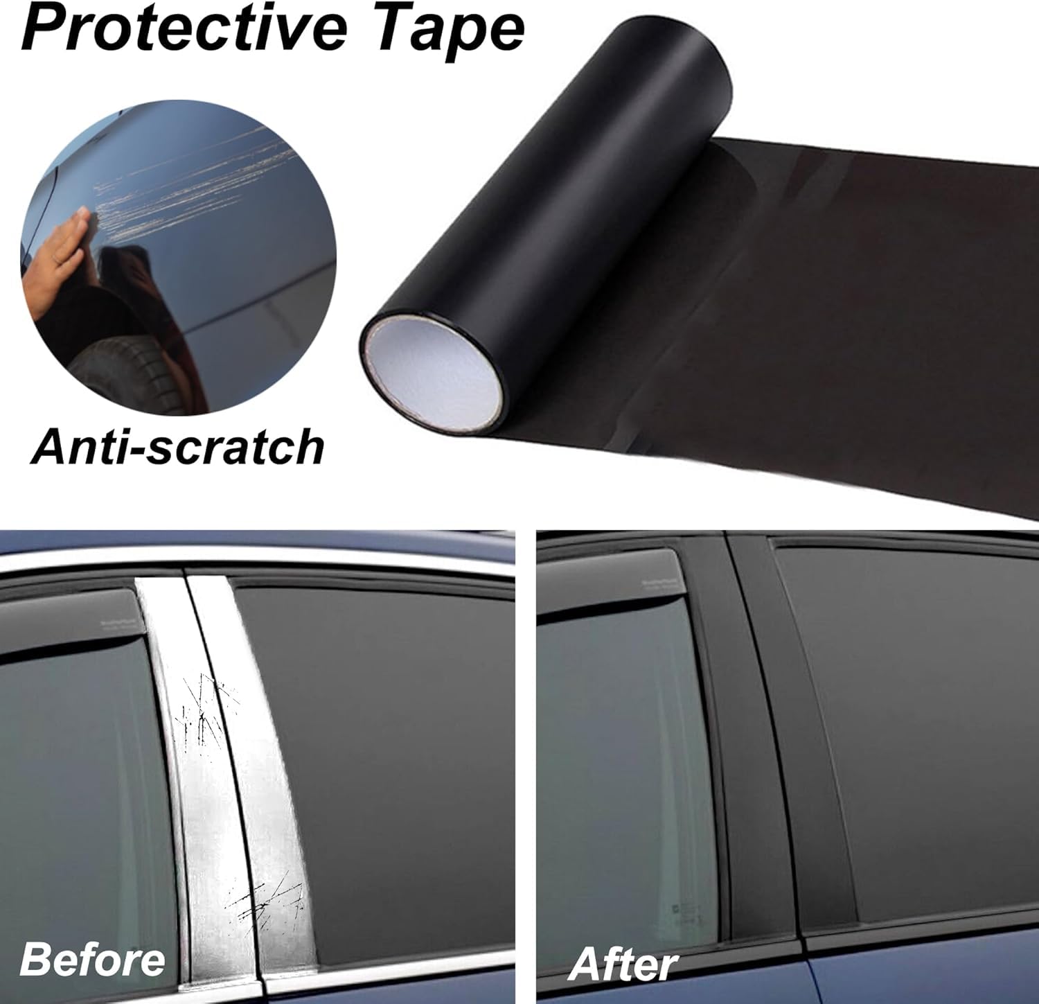 Lypumso squeegee tool kit helping bubble-free vinyl wrap application.