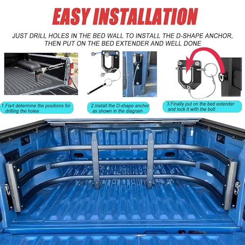 LYSAUGLAT extender shown on Toyota Tundra and Silverado for versatile fit.