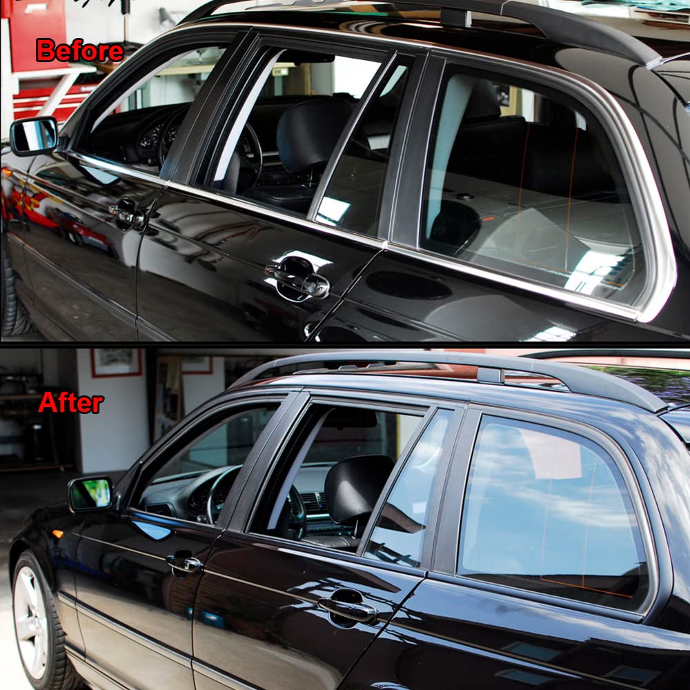 LZLRUN door trim wrapped in matte black for a clean look.