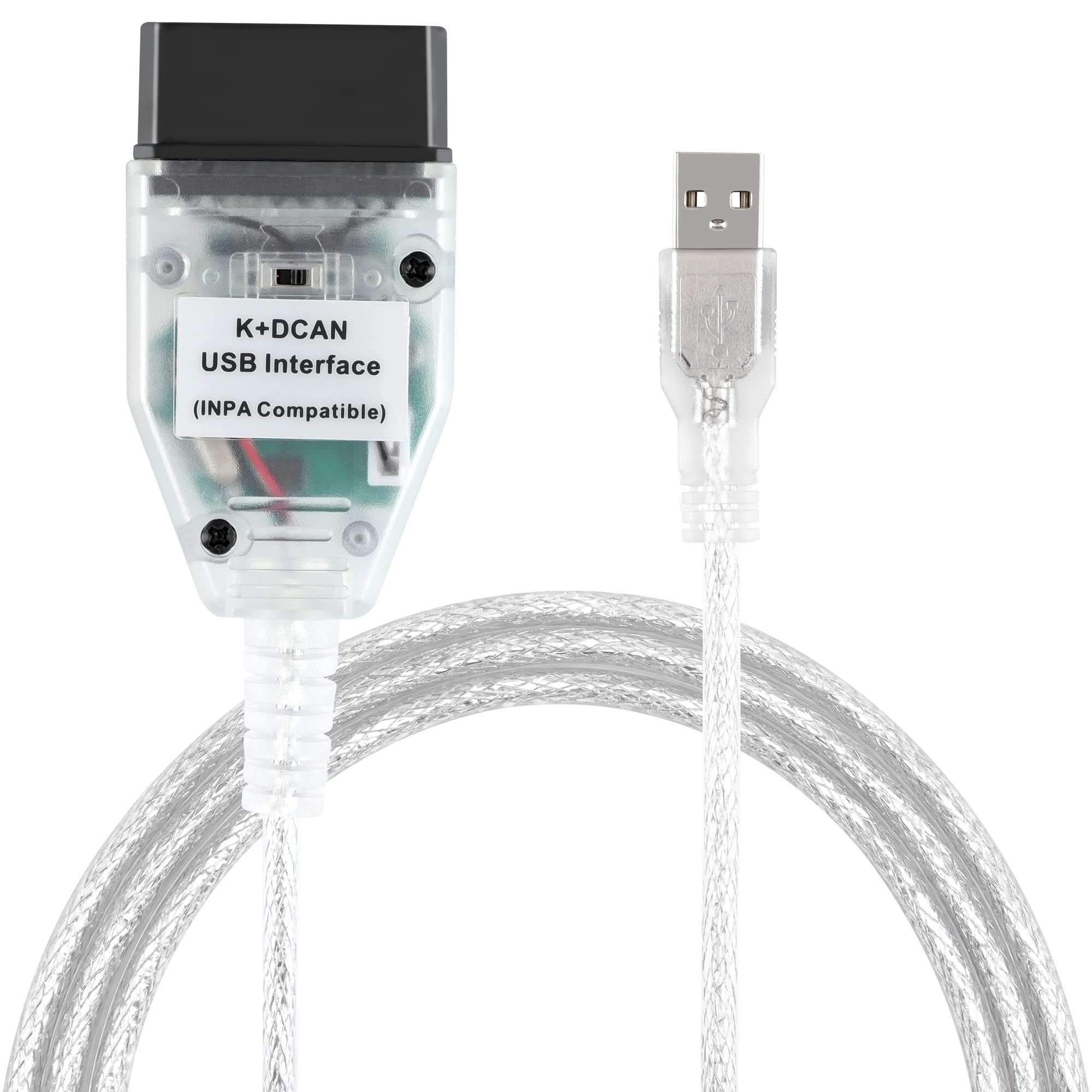 LZLRUN K+CAN BMW OBD cable ready for BMW diagnostics and EDIABAS access