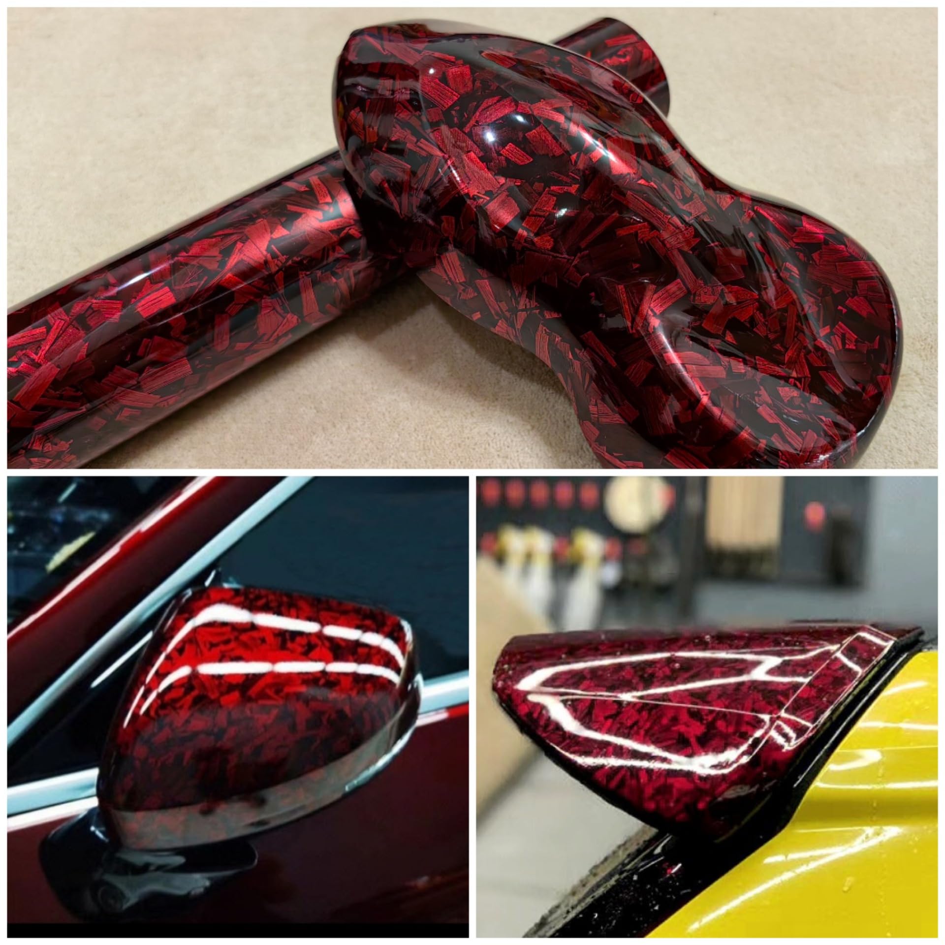 LZLRUN forged-carbon patterns offering customization options for styling