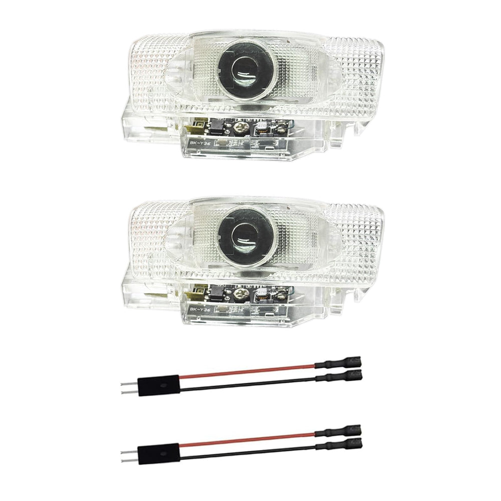 Lzmytsdklo car door LED projector illuminating the doorway for easy night entry