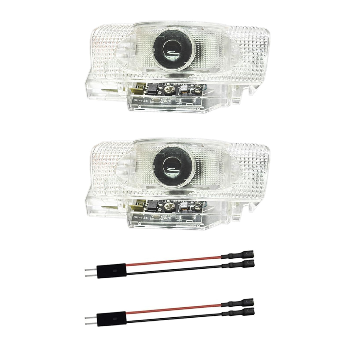 Lzmytsdklo car door LED projector illuminating the doorway for easy night entry