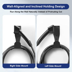 LZSTEC NACS charger-holster-dock-side stores the charger neatly along the wall.