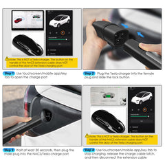 LZSTEC NACS extension cable 50A 240V enables efficient Level 2 charging