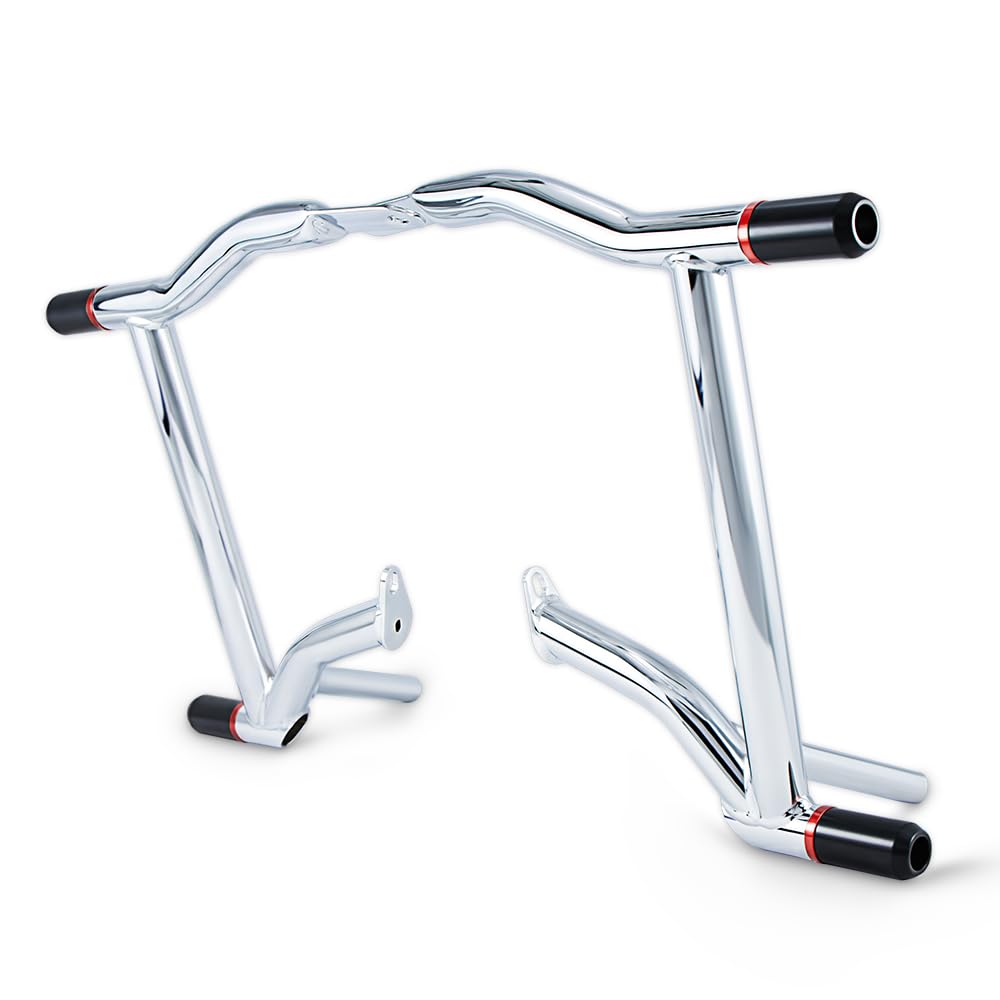 M Maintenanse guards side view left chrome add rugged Harley styling