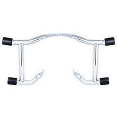 M Maintenanse saddlebag guard chrome side profile adds low-profile protection