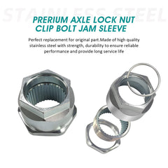 M MATI axle nut A for Honda ATV, secure mounting.