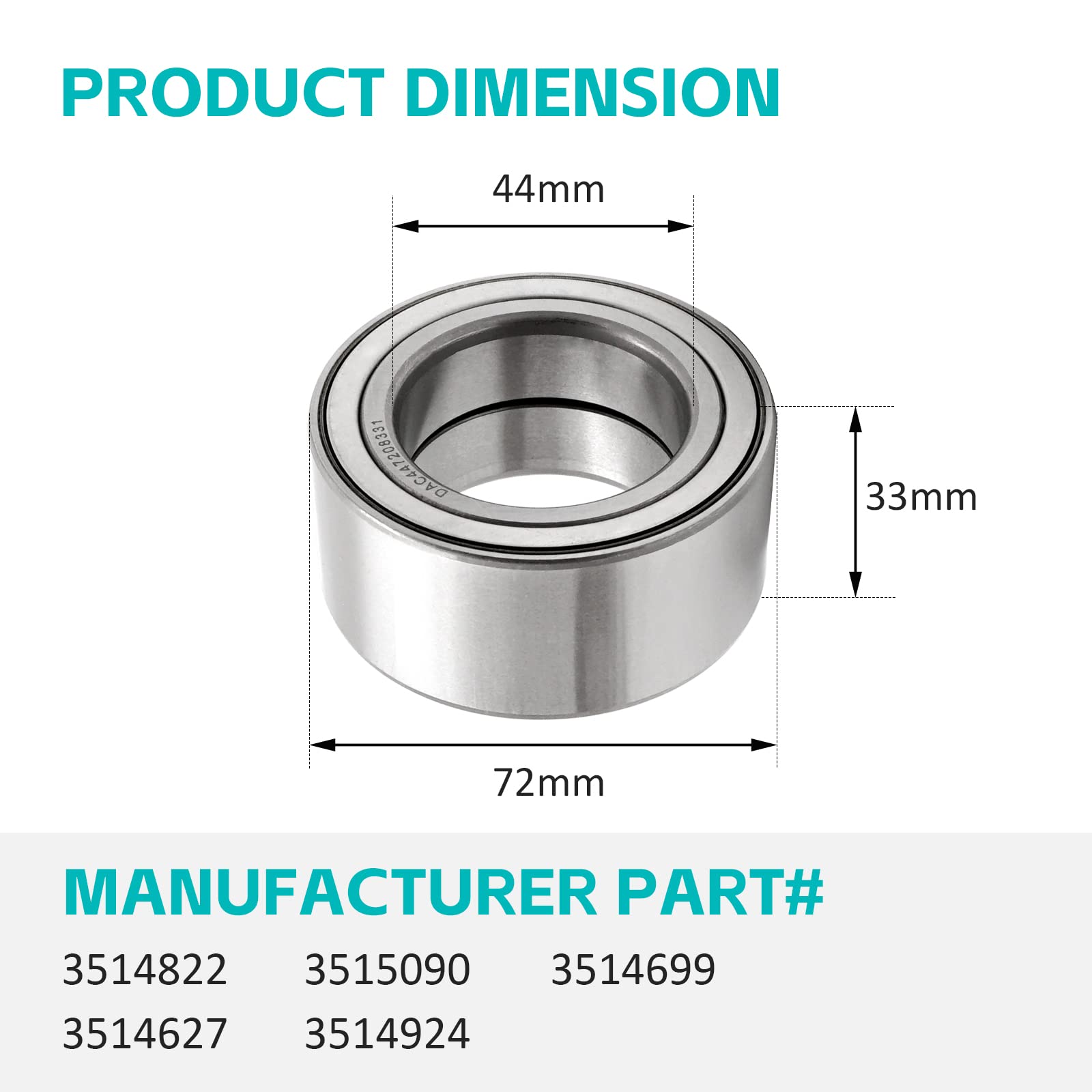M MATI Pro XP bearing kit supports dependable ride quality