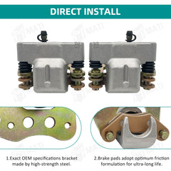 M MATI brake caliper assembly packaging showing components for replacement.