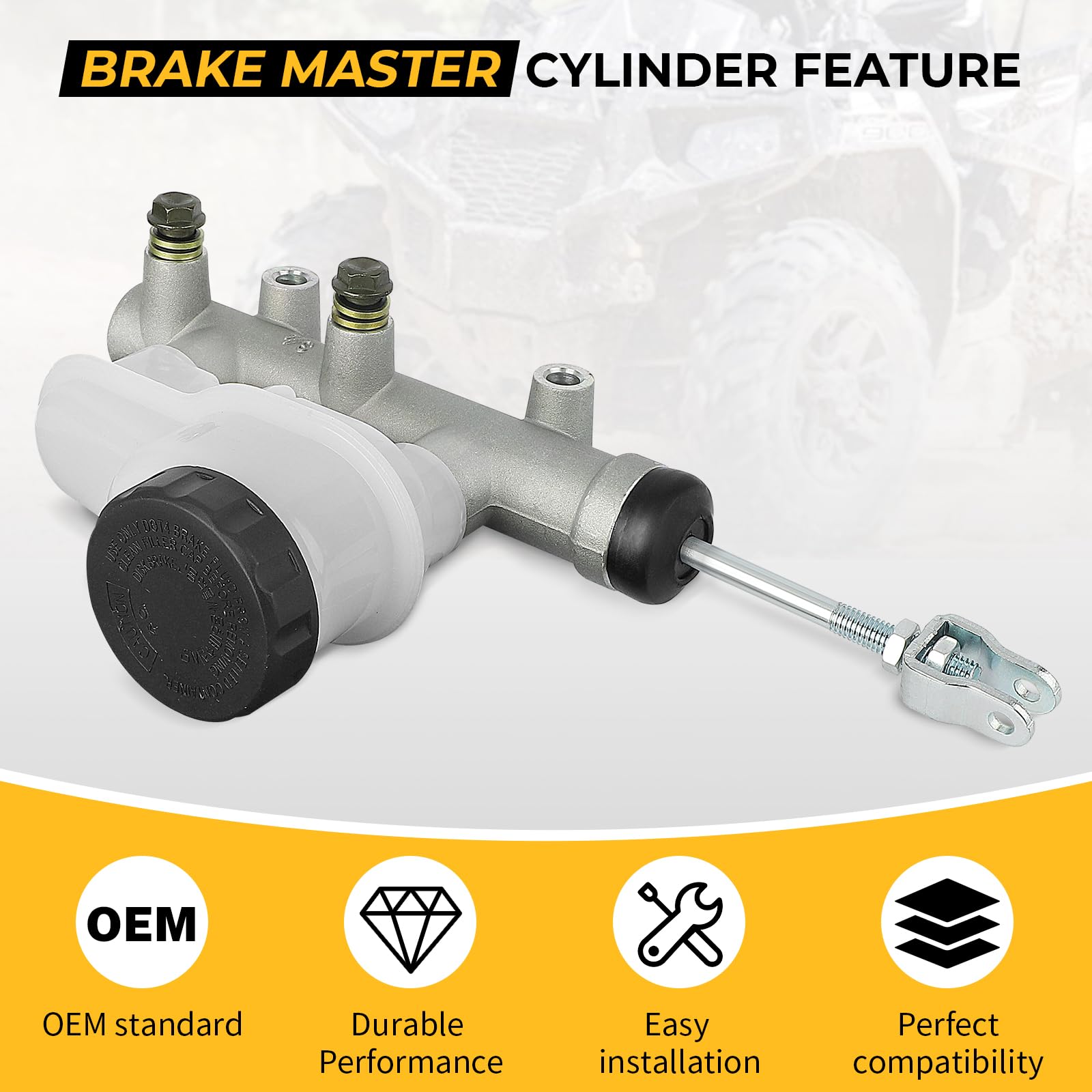 M MATI brake tandem master cylinder installation kit ready for quick setup.