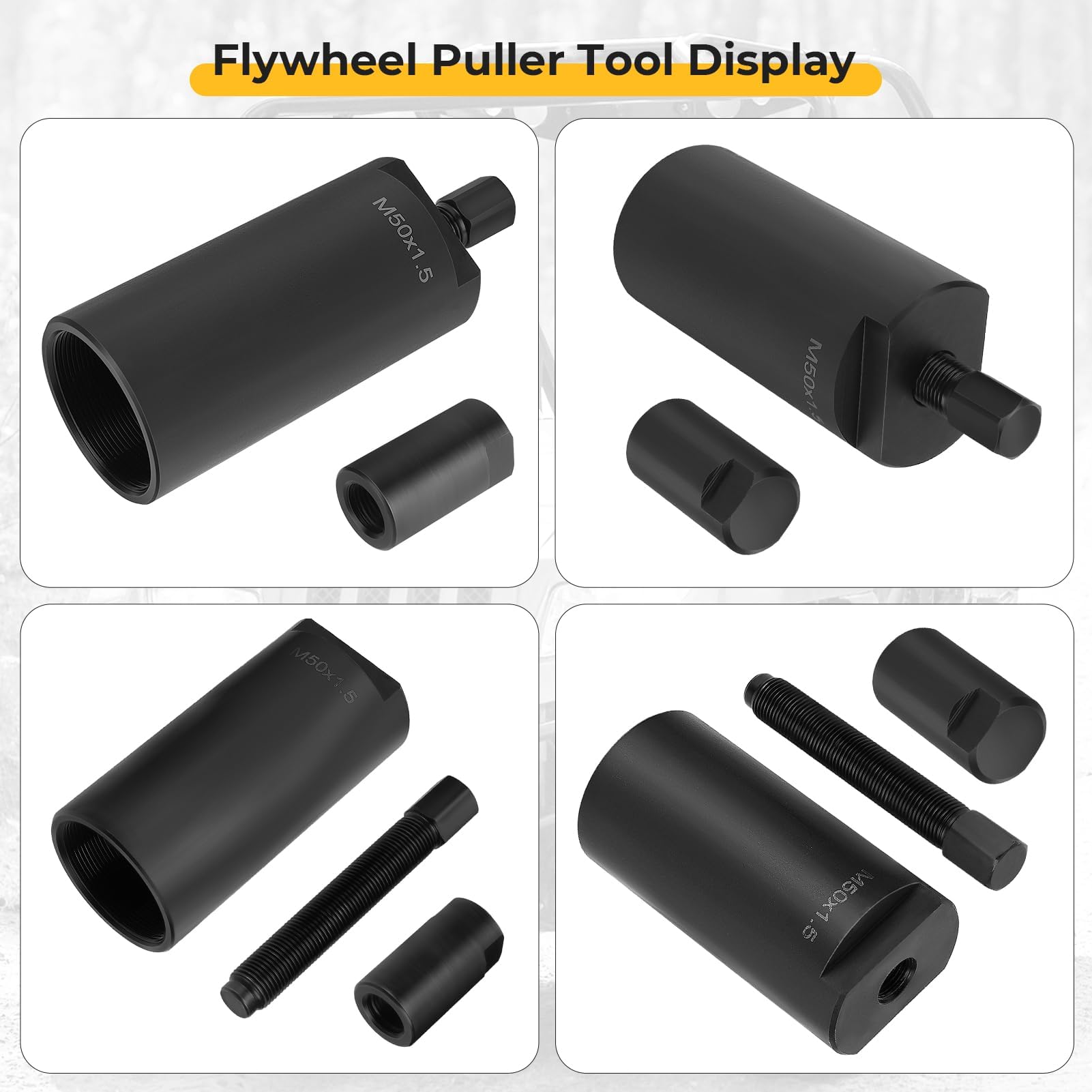 M MATI flywheel puller shown for Arctic Cat compatibility