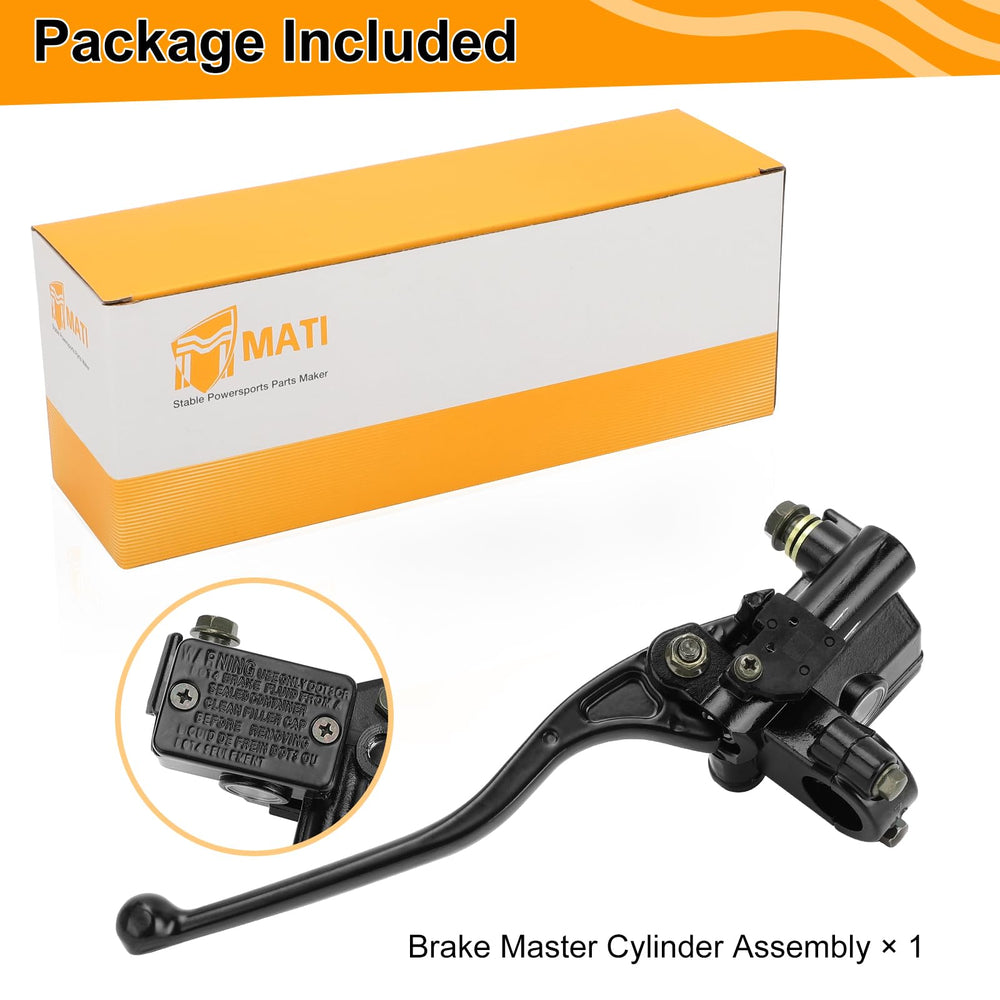 M MATI front brake master cylinder for Yamaha ATV Warrior 350 delivers reliable performance.