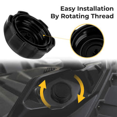 M MATI Can Am Commander seal-focused cap enhances reliability under vented conditions.