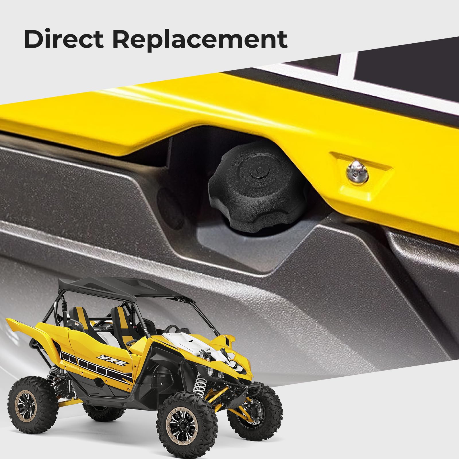 M MATI fuel cap for Grizzly 700 offers strong seal and easy installation.