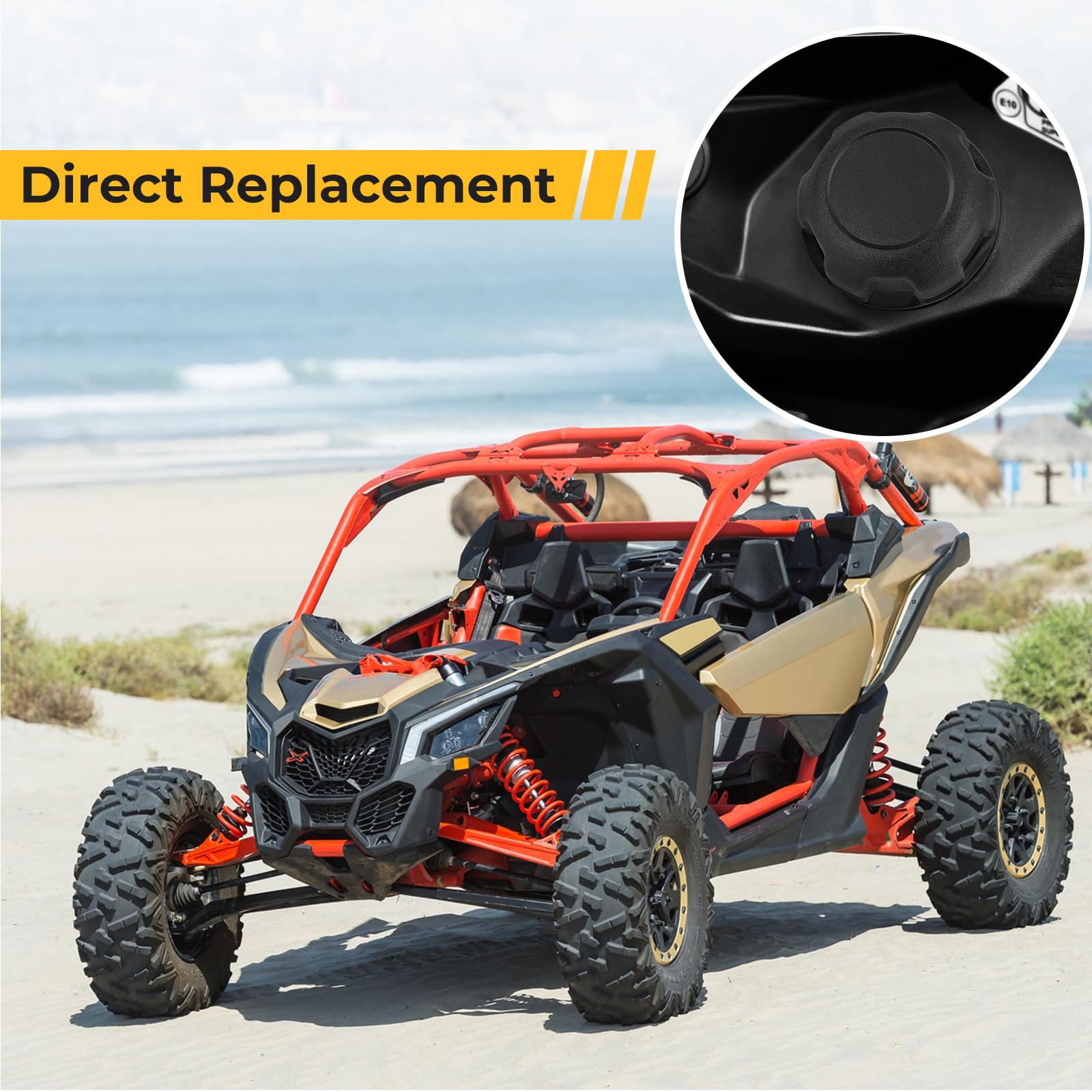 M MATI package includes a single fuel cap for easy replacement.