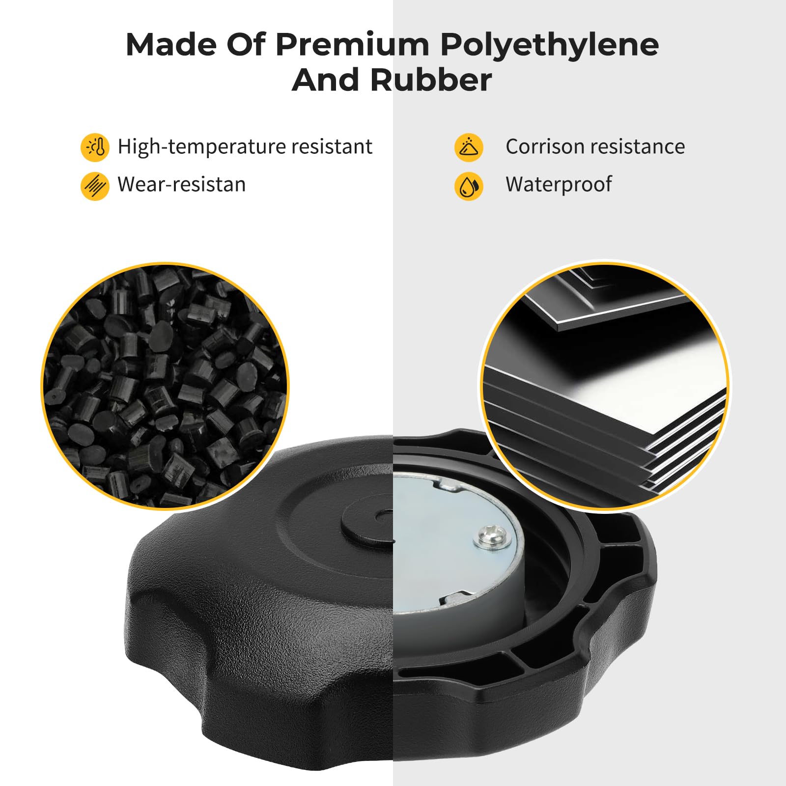 M MATI fuel cap for Viking 700 delivers a durable seal for rugged rides.