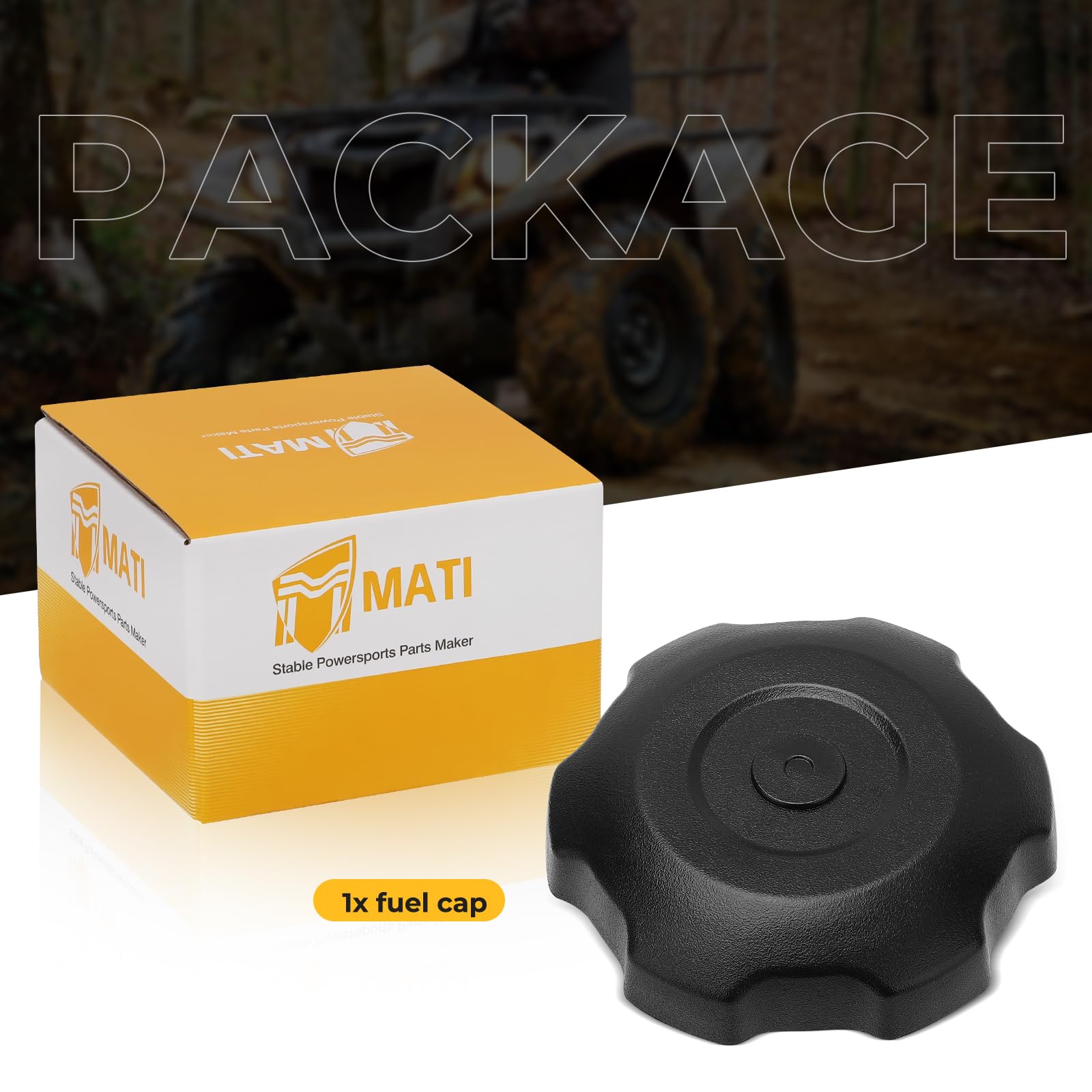 M MATI fuel cap for YXZ1000R maintains fuel sealing for off-road reliability.