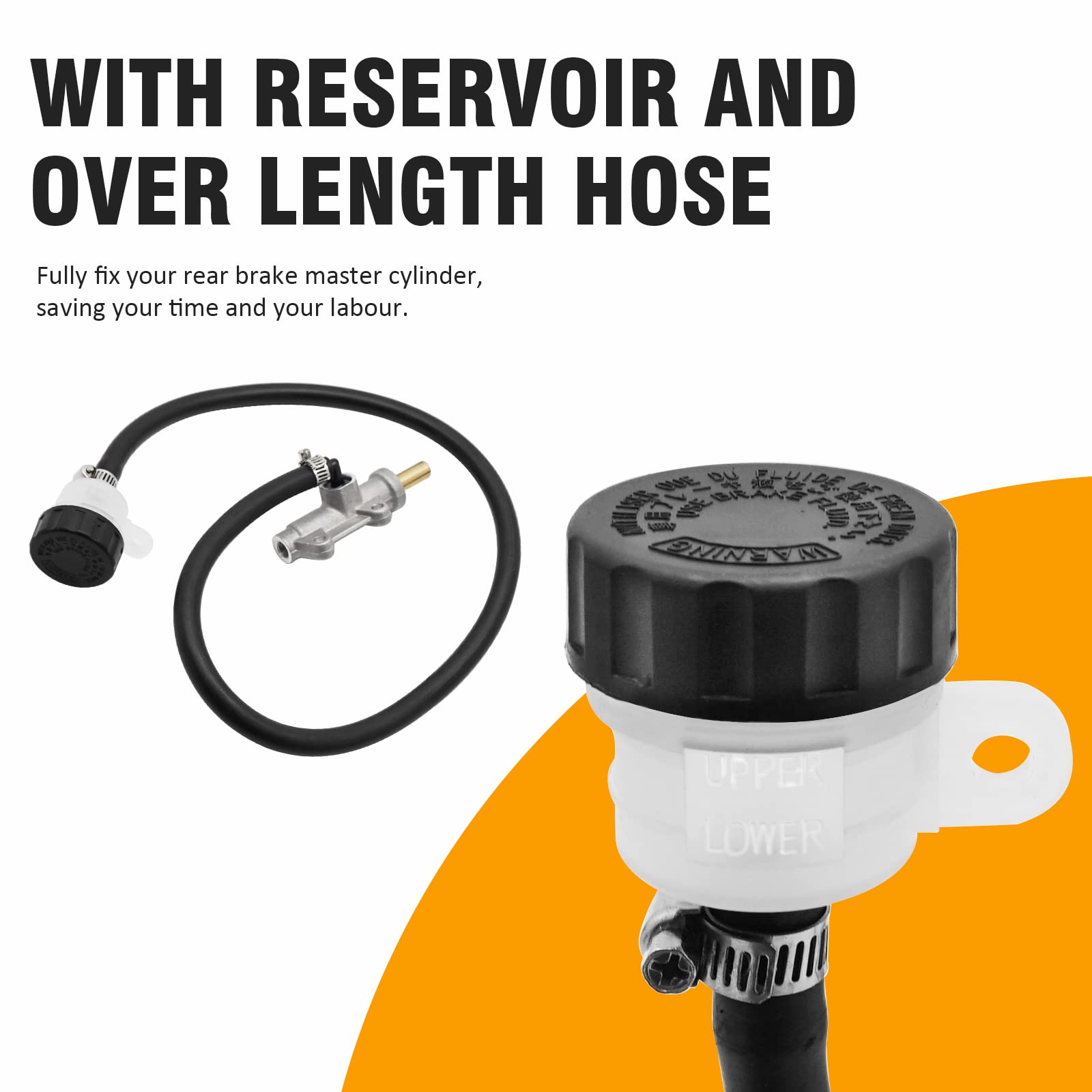 M MATI full kit for Polaris rear brake master cylinder assembly.