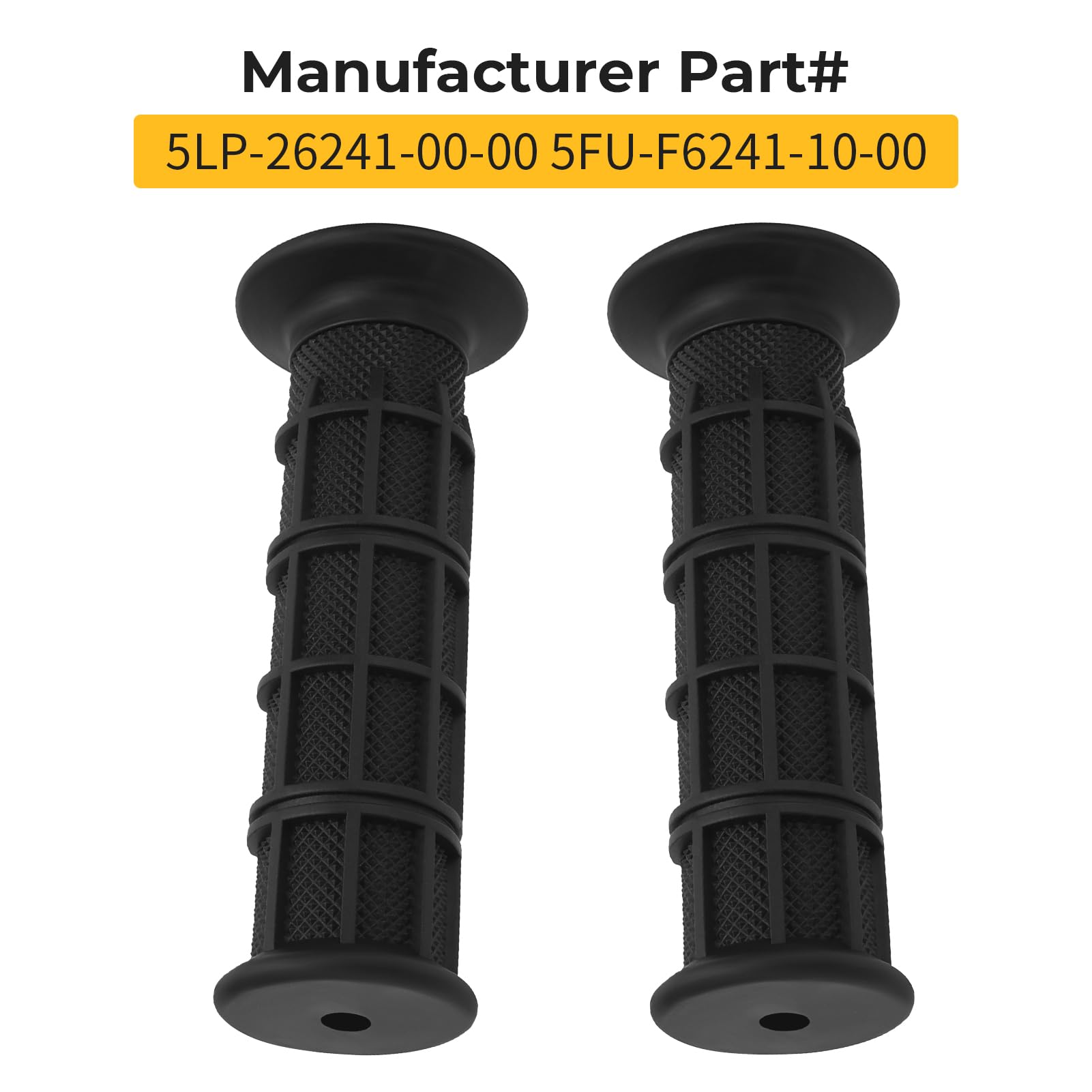 M MATI non-slip design improves grip in wet or dusty conditions.