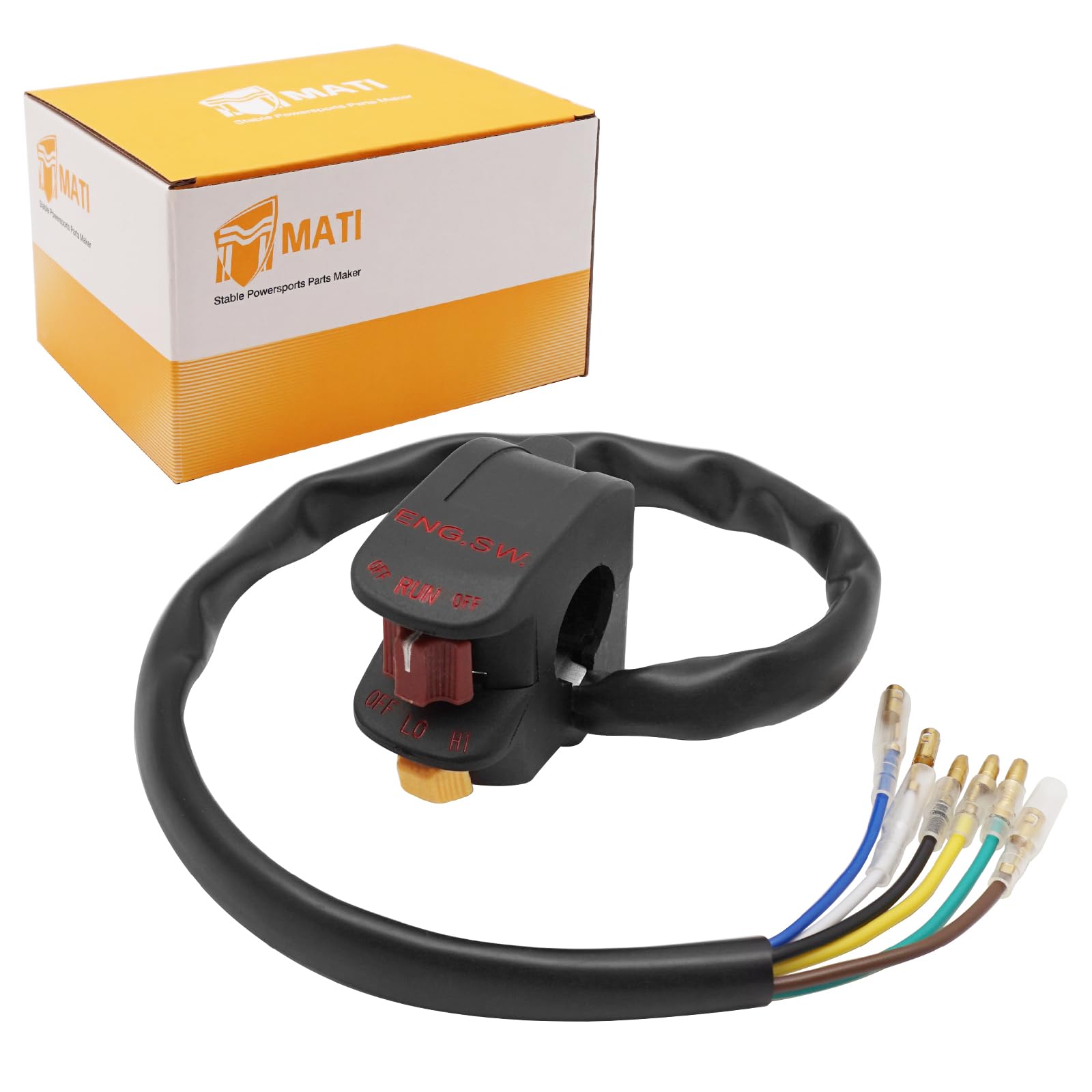 M MATI handlebar switch assembly replacement for easy plug-and-play installation