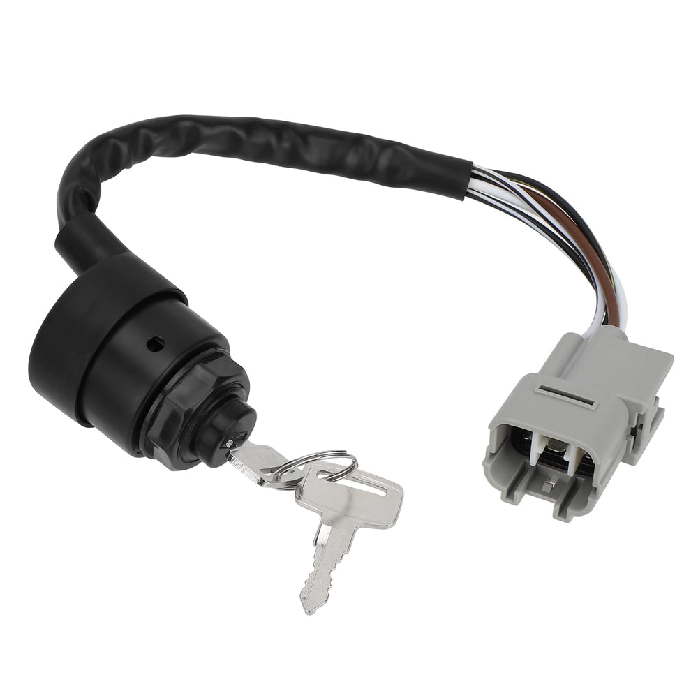 M MATI ignition key switch for Kawasaki Mule 3000, setup view for quick install.