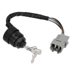 M MATI ignition key switch for Kawasaki Mule 3000, setup view for quick install.