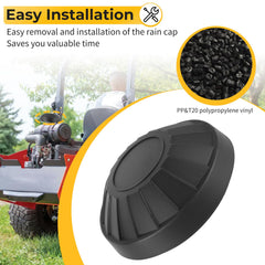 M MATI rain cap simplifies installation on Kawasaki air filters.