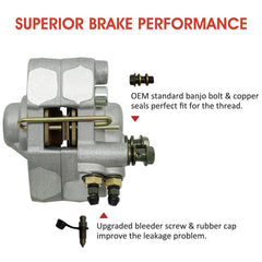 M MATI caliper for Trail Boss 325 with pads for secure braking