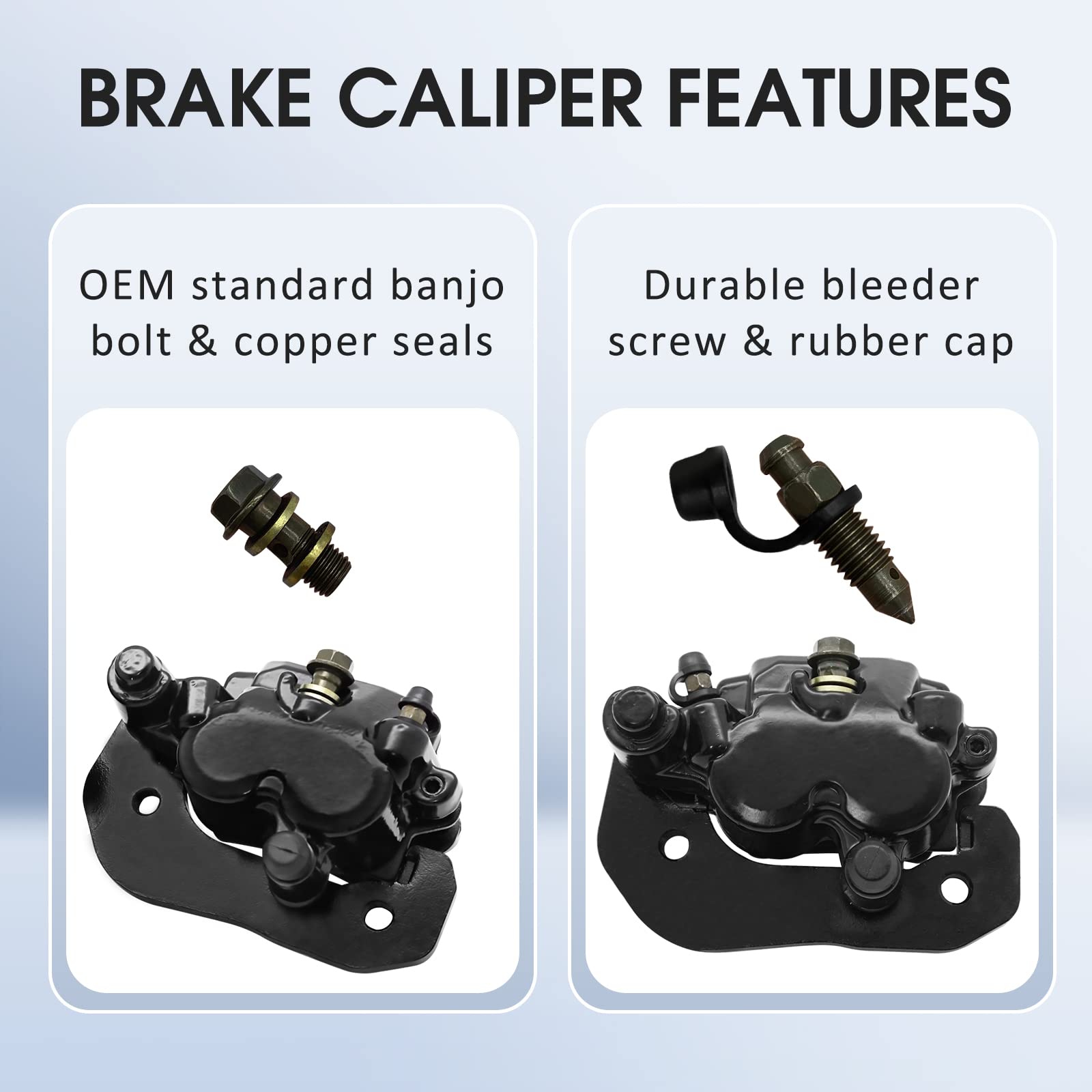 M MATI rear-right brake caliper for Can-Am Outlander supports consistent stopping power