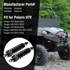 M MATI rear shocks packaging box with complete accessories for easy installation.