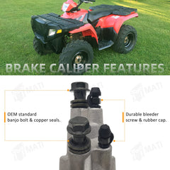 M MATI seal kit and brake pads inside caliper for longer service life.