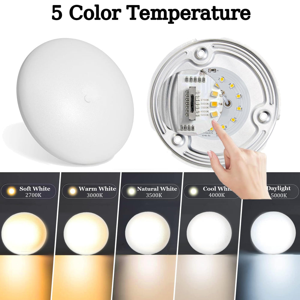 M MayJazz interior RV light with diffused PC lens for softer illumination.