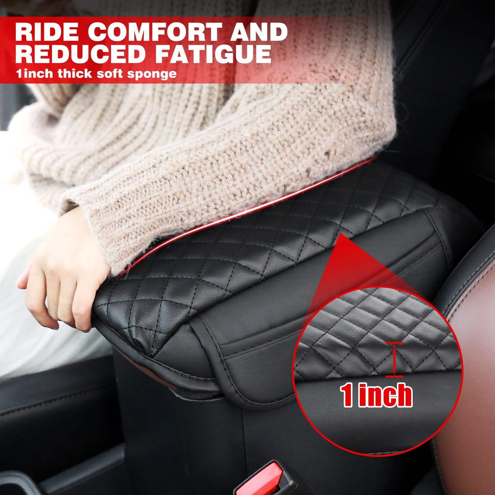 Mabett armrest cover with side pocket on Maverick interior accessory