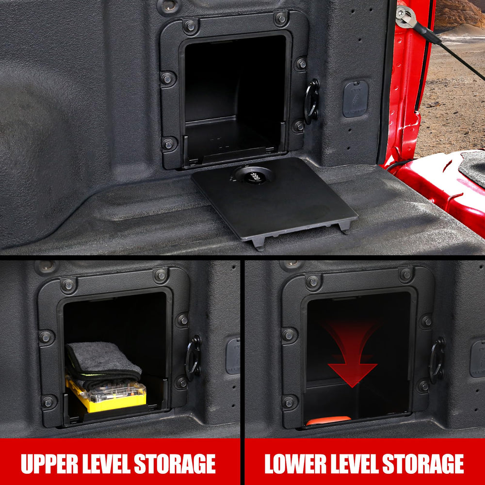 Weather resistant Mabett bin protects contents in rain, heat, and cold.