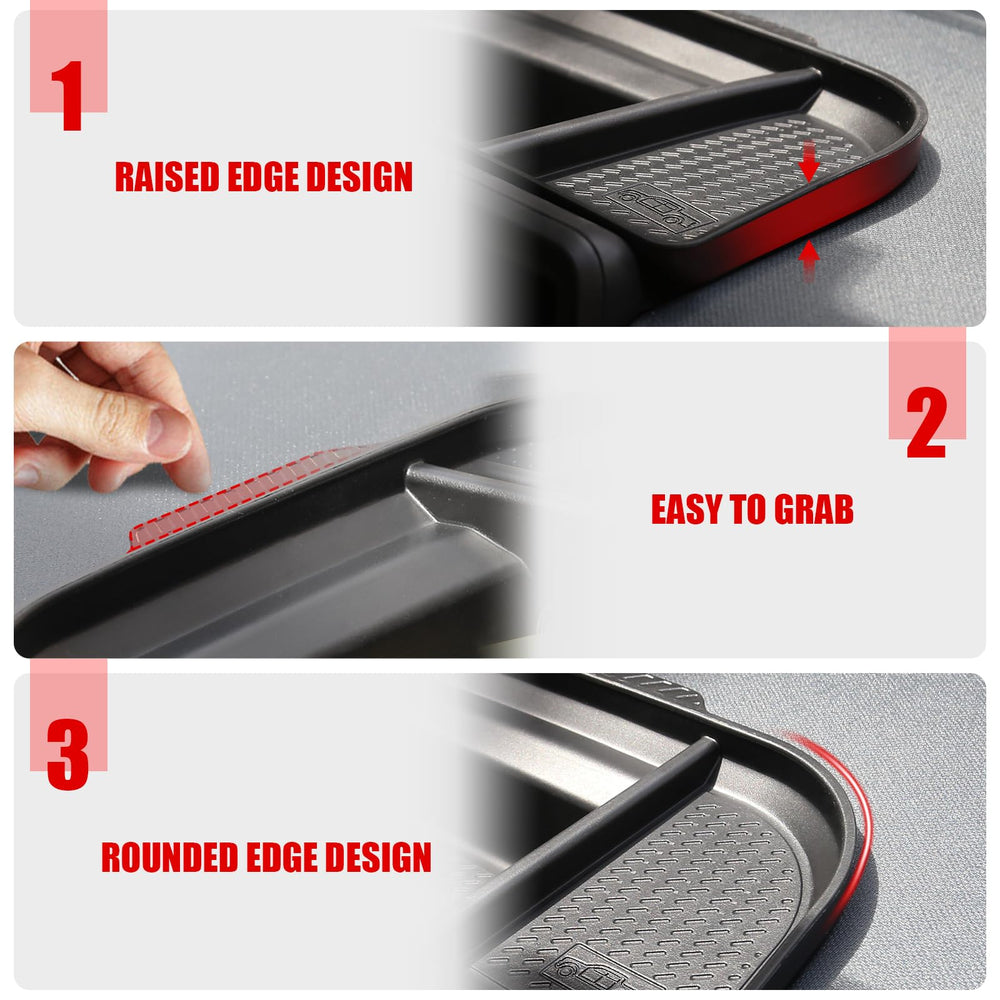 Easy installation of Mabett tray behind Maverick screen with no cutting