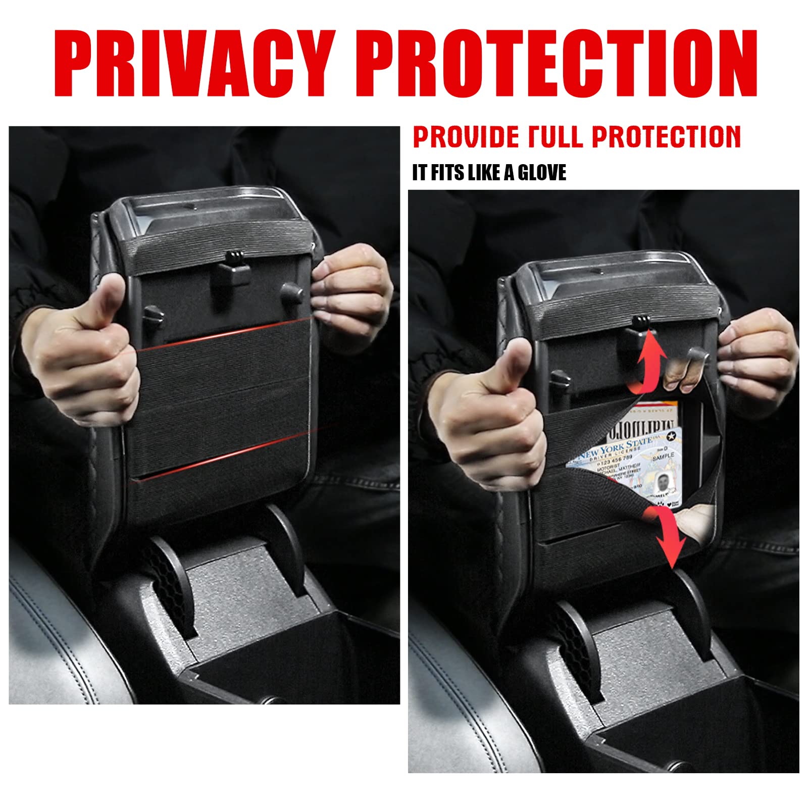 Mabett elastic straps secure the cover without tools.