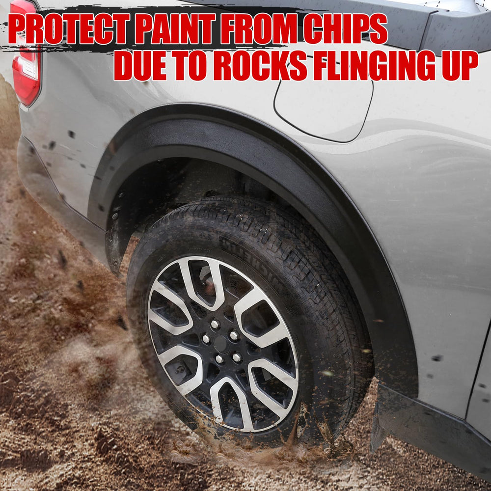 Mabett Fender Flares mud flap compatibility for cohesive look.