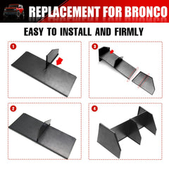 Mabett glove box dividers for Bronco 4-door organized storage