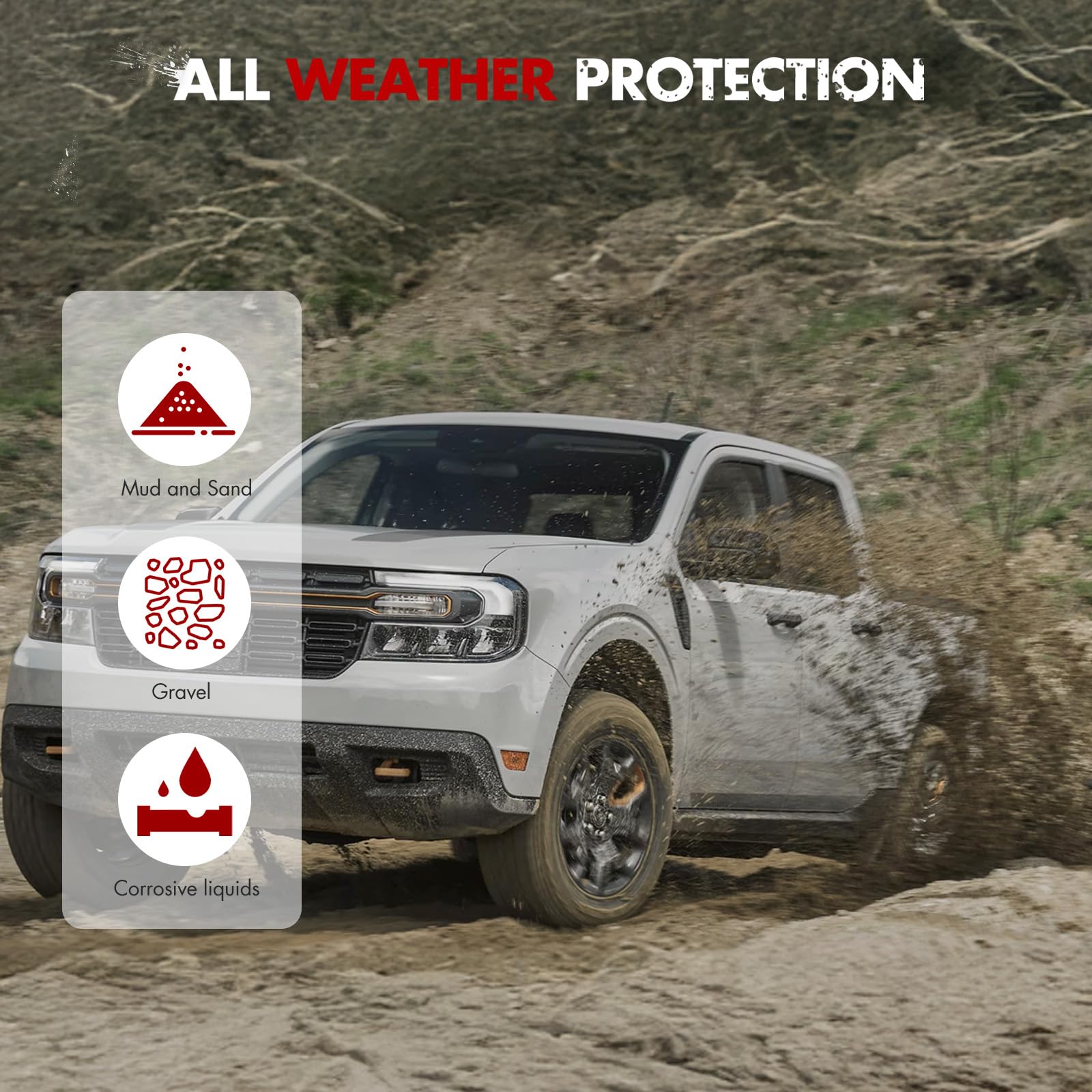 Mabett PP durable shield material; resistant to impacts and daily wear.